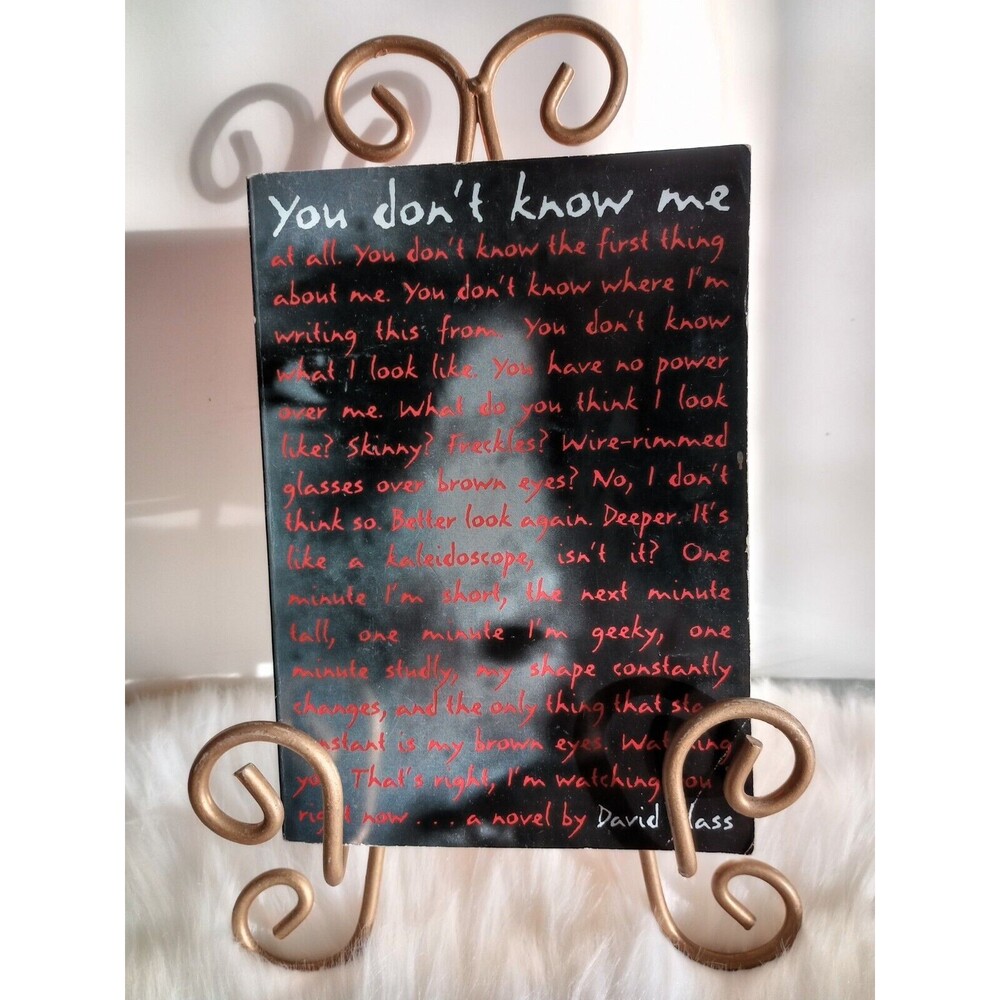 You Don't Know Me, Klass, David Softcover Book Novel